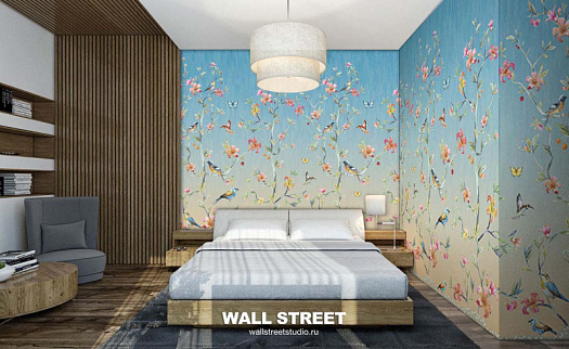 Фотообои в интерьере артикул Chinoserie 35, CHINOSERIE, Wall street